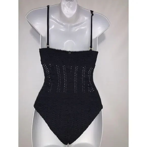 PILYQ Black One Piece Size Large Swimsuit - Picture 2 of 4
